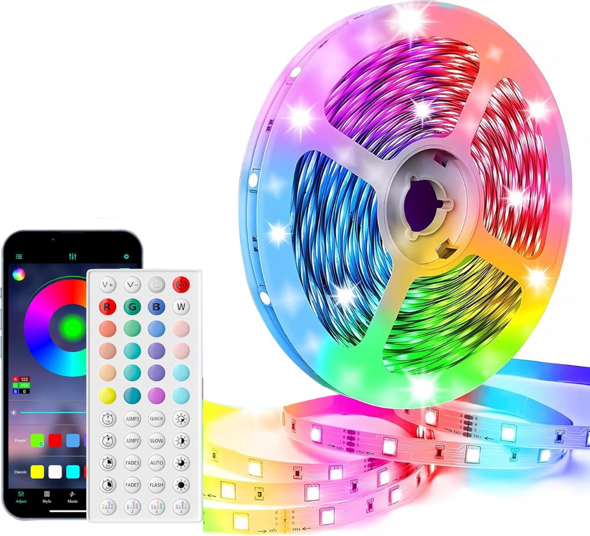 White-Label® LED Strip 40 Meter - LED Verlichting Strips - LED Light