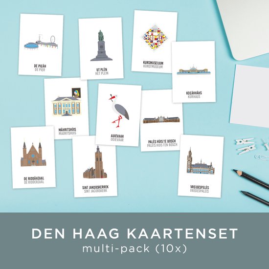 Kaartenset den Haag - 10 stuks