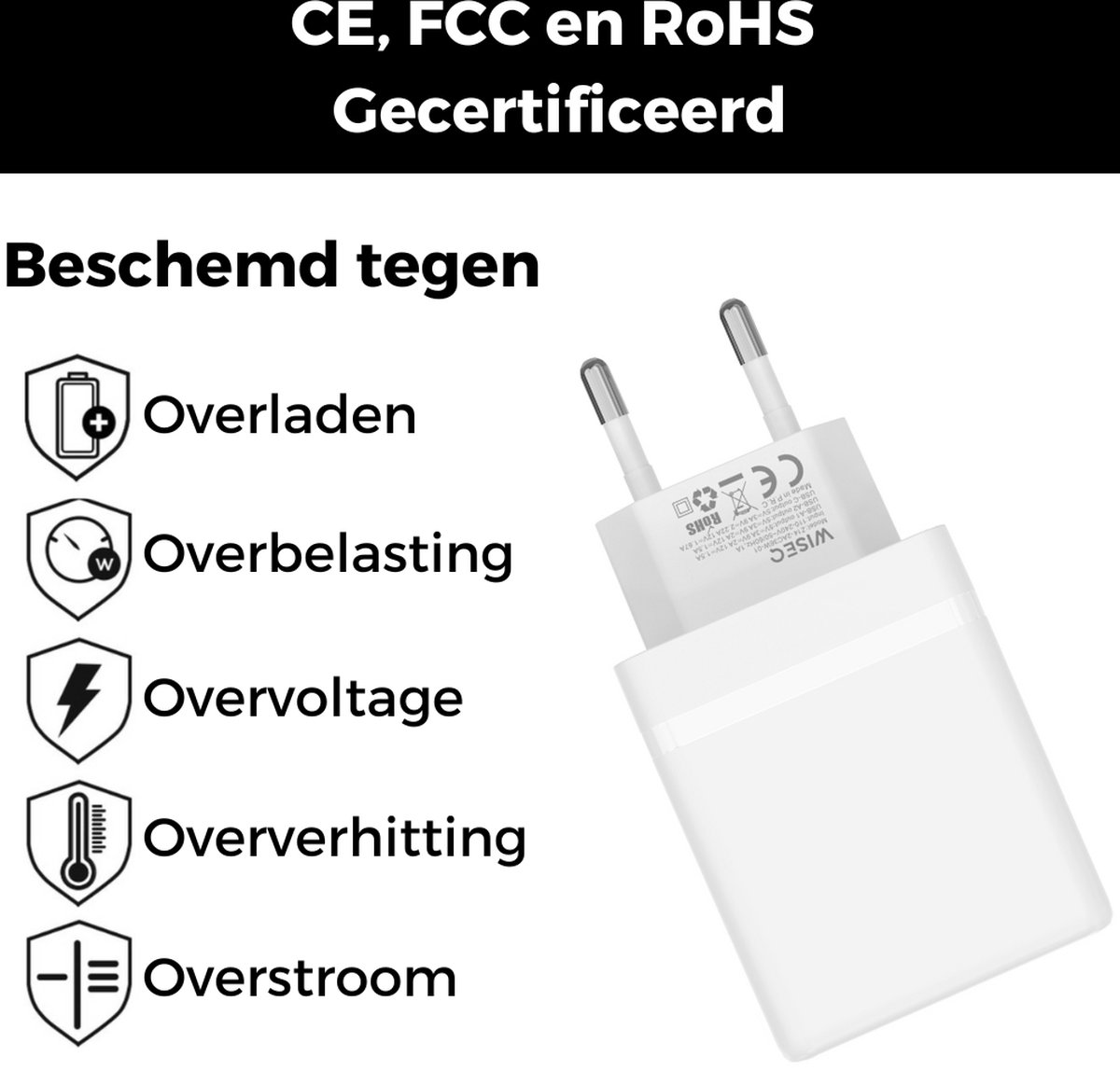 iPhone snellader 38W USB-C adapter met 1m Lightning kabel voor iPhone 14/13/12/11 Pro Max en iPad - Afbeelding 5