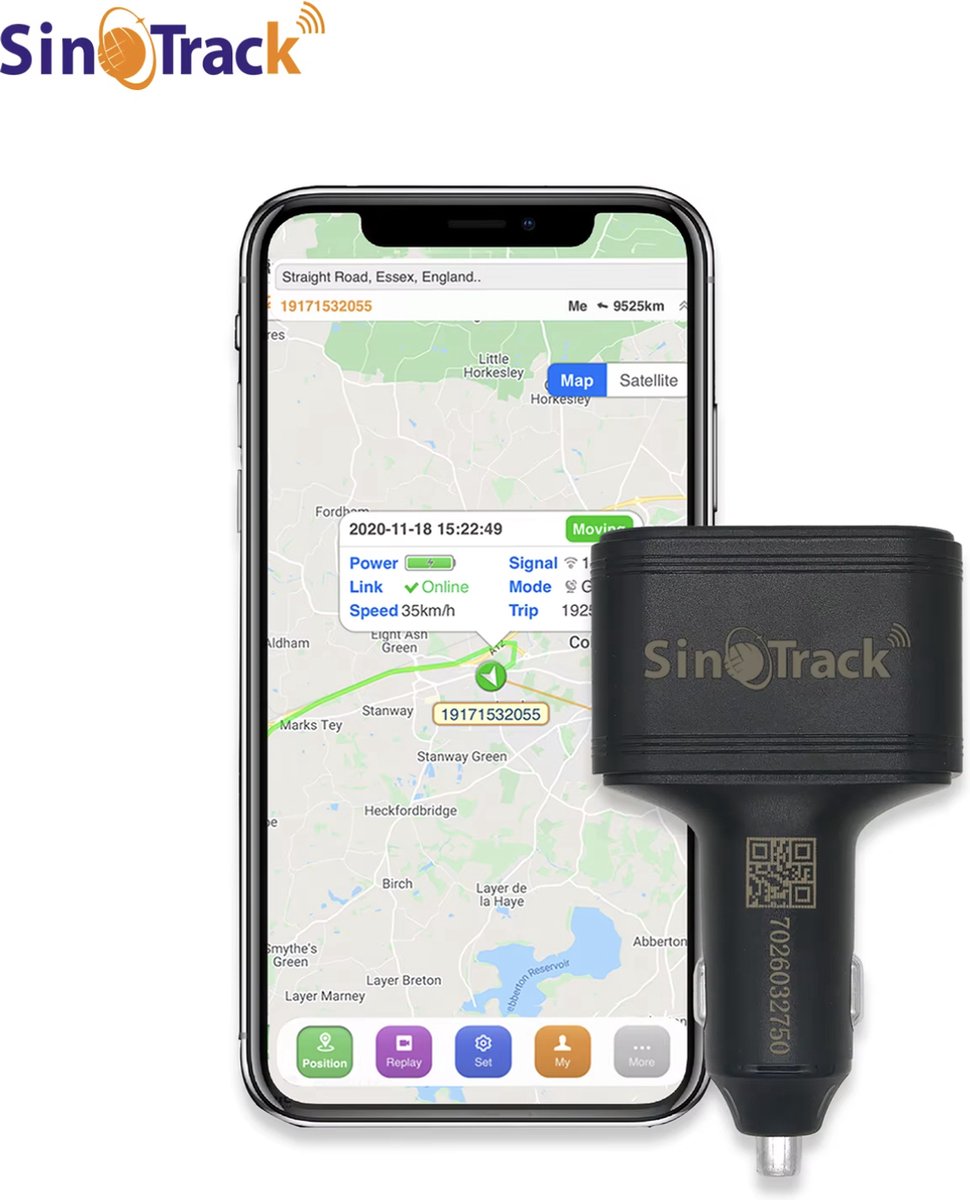 ST-909 Sigarettenaansteker GPS Tracker met USB & USB-C - Discreet en Innovatief
