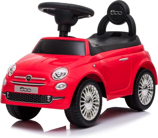 Fiat 500 Loopauto Roze Voor Kinderen Vanaf 12 Maanden - Ride On Met Geluiden