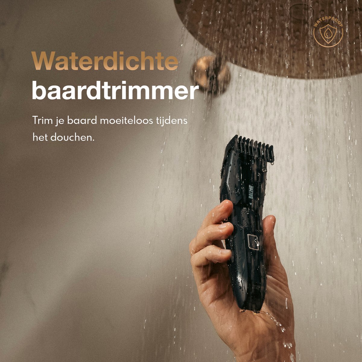 BALZAC® Baardtrimmer PRO - Bodygroomer Mannen 5.0 - Waterdicht - Titanium Scheerblad - 20 Lengte-Instellingen - Trimmer Mannen - Beard & Balls Bundel Incl. E-Book thumbnail 4
