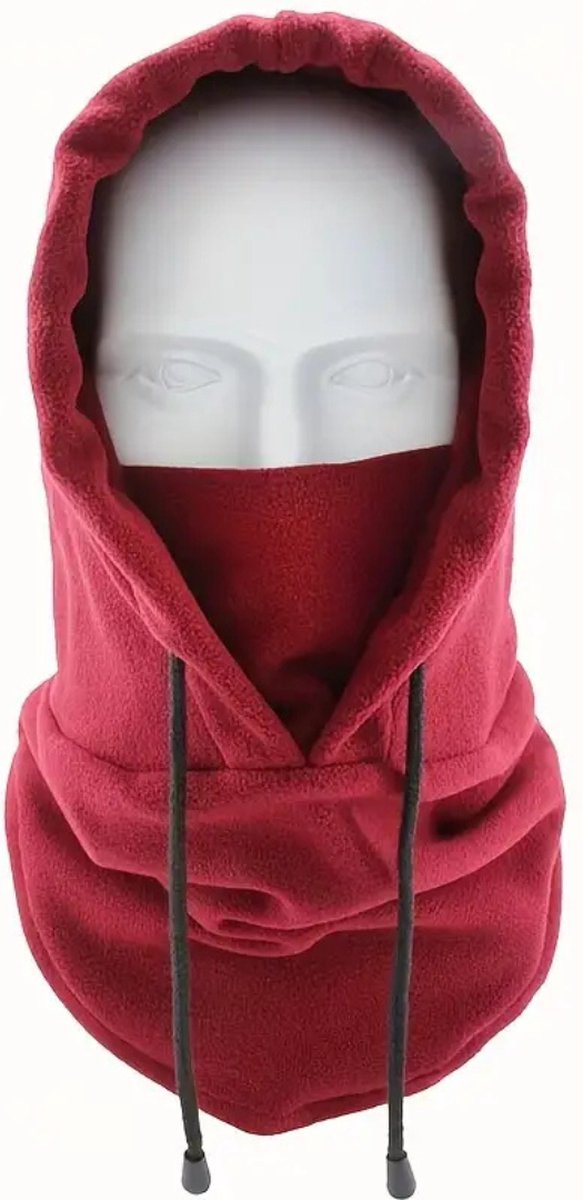 Livano Winter Masker Balaclava Ski Mask Ski Masker Bivakmuts Full Face Mask Bordeauxrood