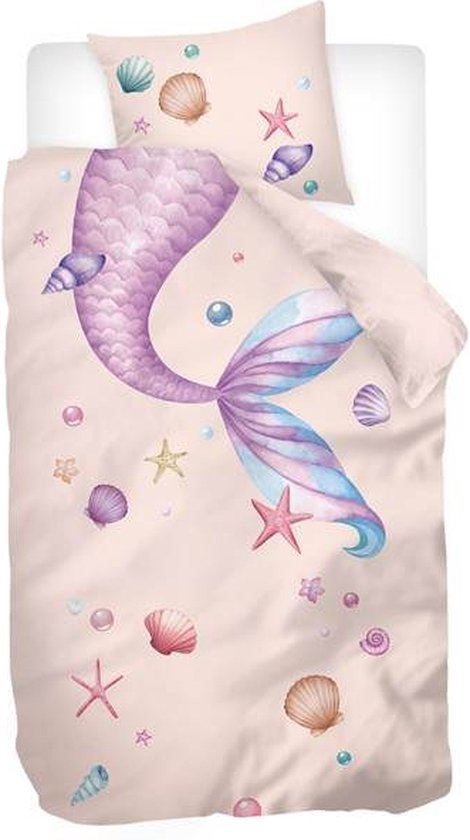 Snoozing Eleane Housse de couette - Flanelle - Simple - 140x200/220 cm + 1 taie d'oreiller) - Multi