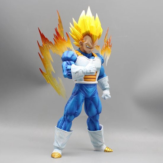 Figurine Vegeta Dragon Ball Z Super Saiyan - Statue PVC Collection Anime - Cadeau Fan