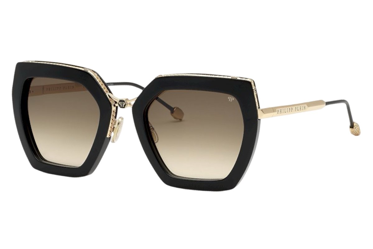Philipp Plein SPP097S 0700 Zonnebril - Dames - Zwart