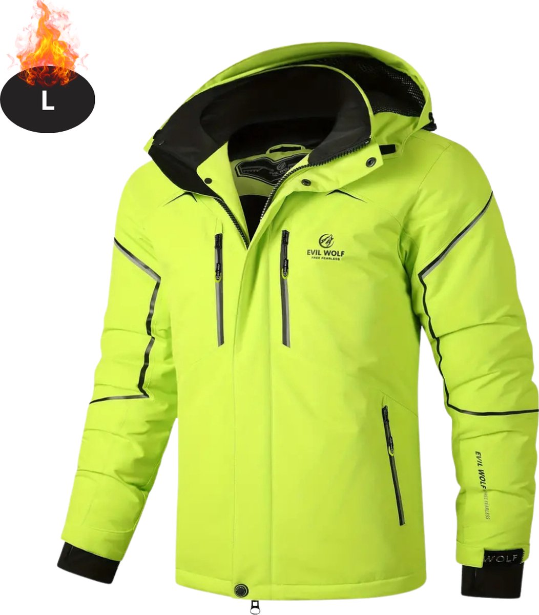 Bovista Skipak SkiBroek Skijas Ski Suit Wintersport Heren Winter Warm Fleece Groen