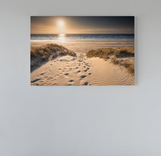 Peinture sur toile - Paysages - Coucher de soleil - 150x100x2 cm