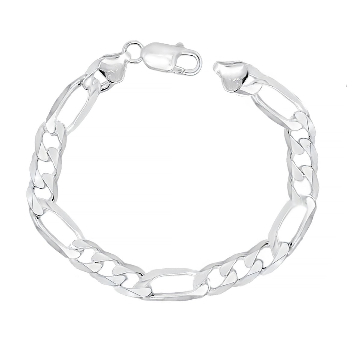 Juwelier Zwartevalk zilveren figaro schakel armband - 23.189-8.0/21cm