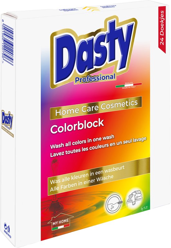 Dasty colorblock 24 stuks - Washulp. | bol