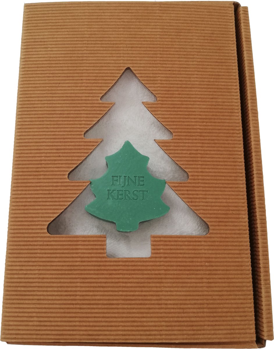 Kerstpakket : Badproducten in Doosje met Kerstboom Venster | Kerstmis | WALRA | Kerstcadeautip