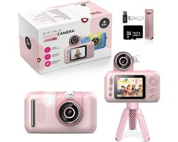 foto van K&L Digitale Kindercamera Kids - Kinder vlog camera - Kindercamera's Digitaal - Fototoestel Kinderen - Kinderfototoestel