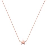 Selected Jewels Dames Ketting Zilver - Roségoudkleurig