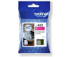 Brother LC422M - Inktcartridge - Magenta / Roze