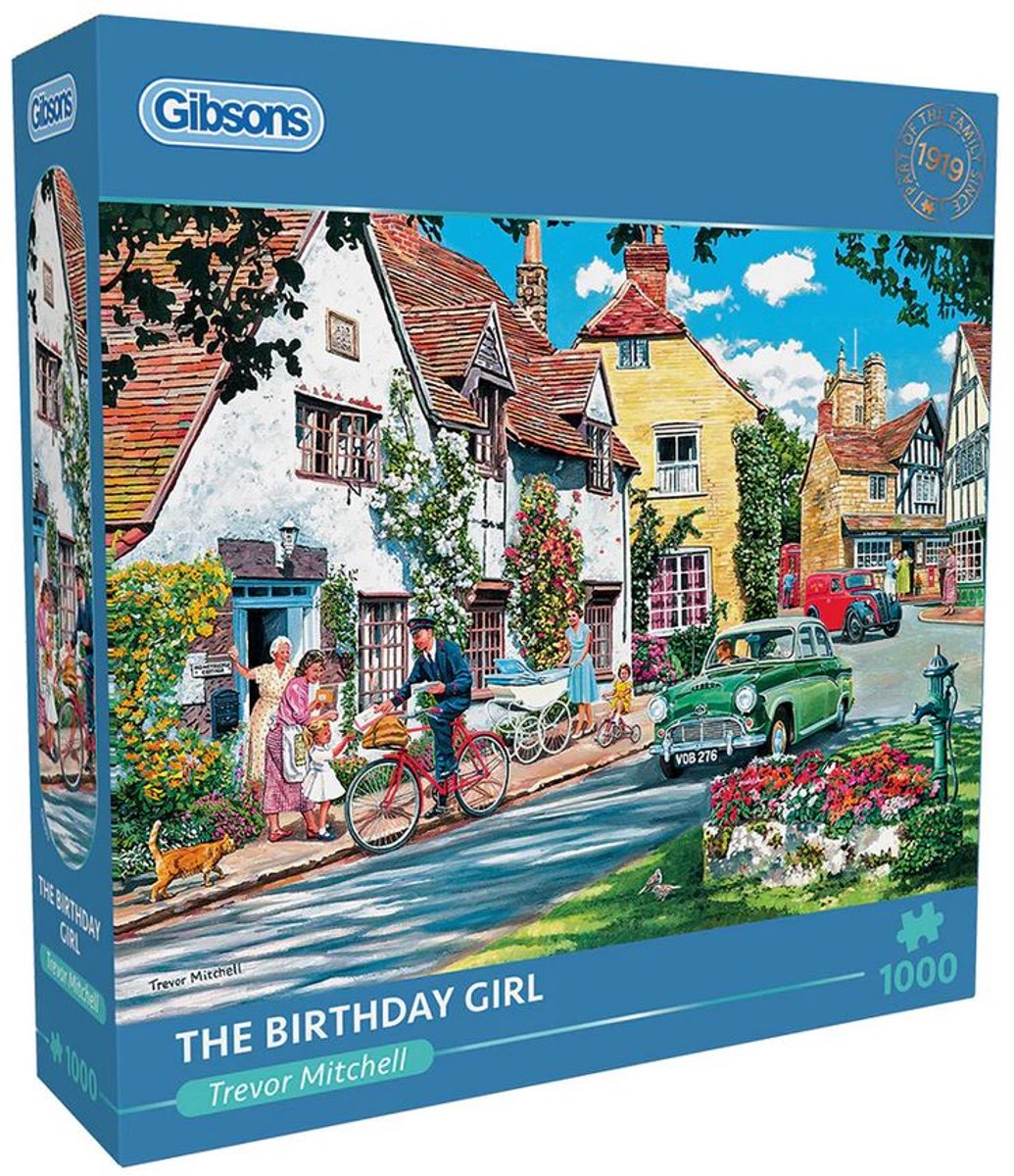 Gibsons - The Birthday Girl (door Trevor Mitchell) - 1000 stukjes 68×49cm (b×h) - Legpuzzel voor volwassenen