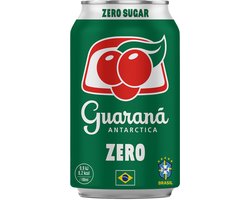Guaraná Antartica Zero - Braziliaanse Frisdrank -24 blikken a 0,33 Liter