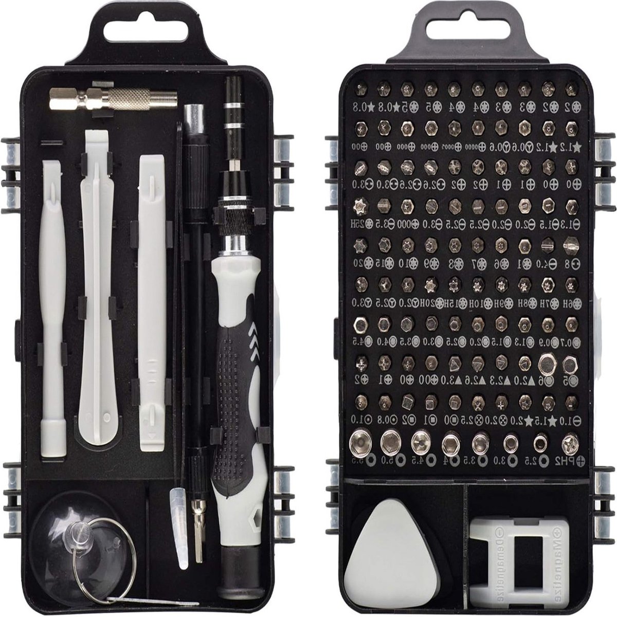 oCreon 115-in-1 Precisie Schroevendraaierset - Magnetische Mini Set voor iPhone - Laptop & Elektronica