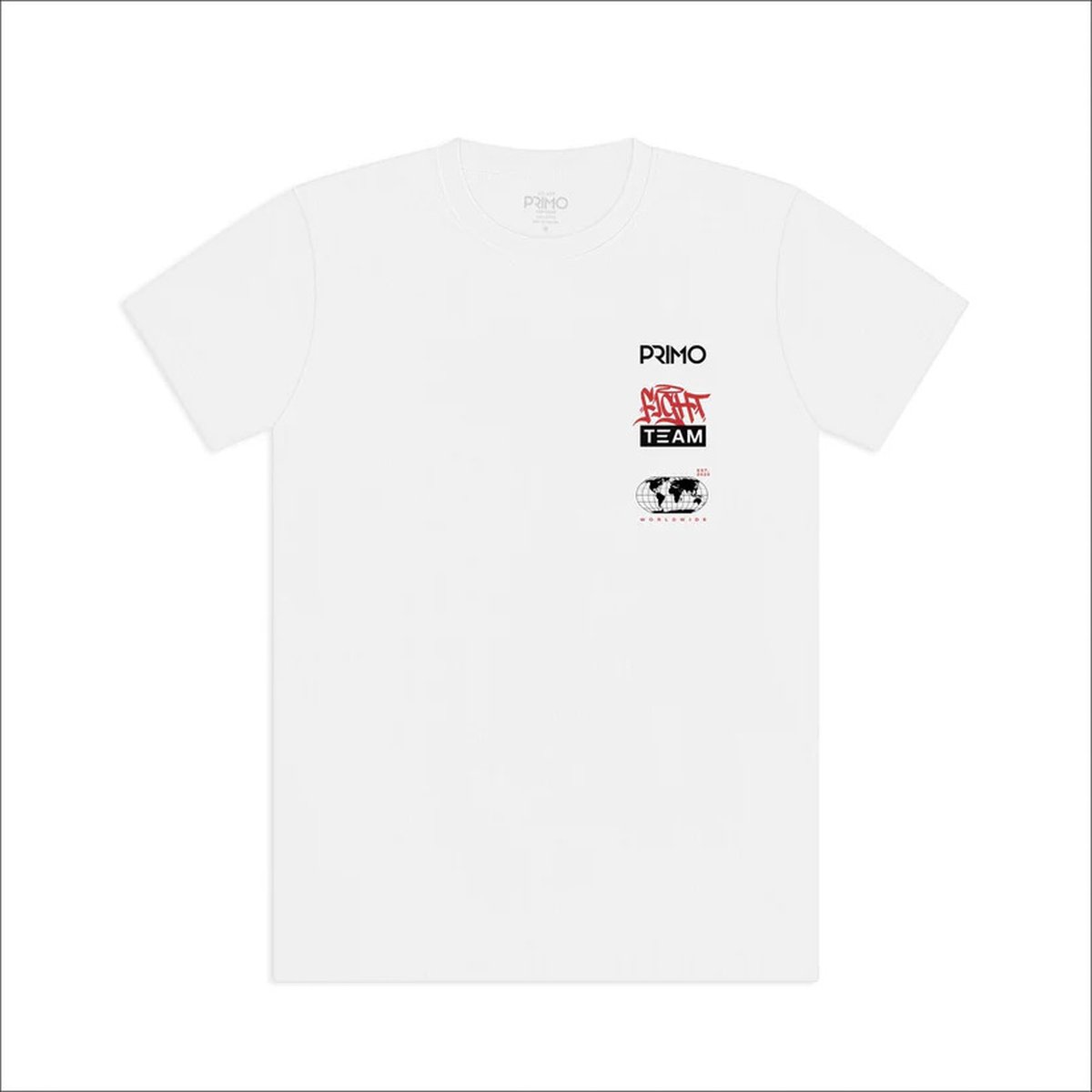 Primo Fight Team T-Shirt - wit - maat XXL