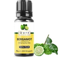 Bergamot Etherische Olie 10ml | 100% Puur & Onbewerkt | Bergamot Essentiële Olie voor Aromatherapie | Geurolie | Essential Bergamot Oil