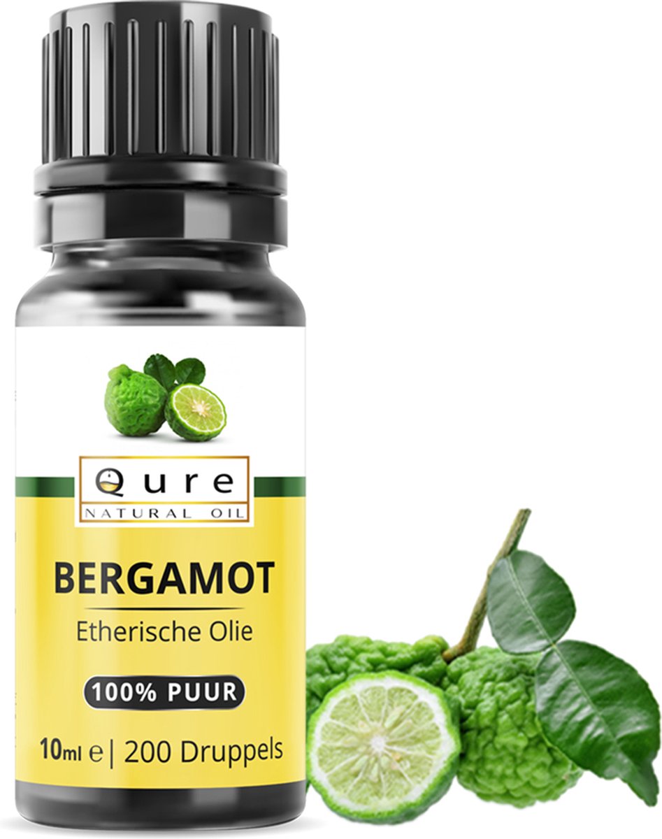 Goedkoopste Bergamot Etherische Olie 10ml | 100 Puur & Onbewerkt | Bergamot Essentiële Olie voor Aromatherapie | Geurolie | Essential Bergamot Oil