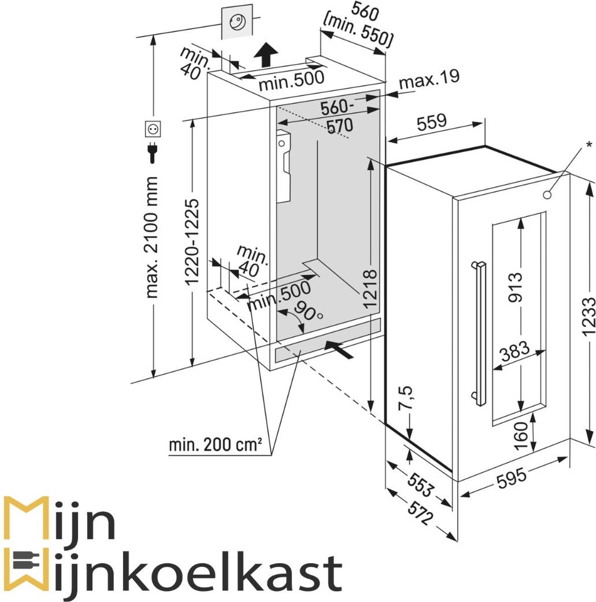 Liebherr Wijnkoelkast | EWTdf 2353-21 | 2 Zones - afbeelding 2