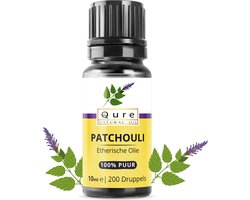 Patchouli Olie 10ml | 100% Puur & Onbewerkt | Patchouli Olie voor Huid, Haar en Aromatherapie | Geurolie | Essential Patchouli Oil