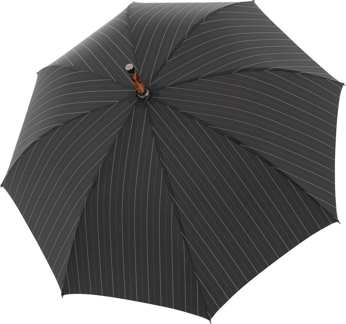doppler Manufaktur Paraplu Hasel Orion Stripe Zwart