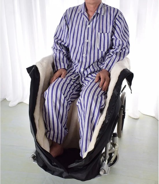 Foto: Premium rolstoelhoes rolstoelhoes met bont fleece waterdicht deken voetenzak rolstoelkussen scootmobiel beenwarmer senioren rolstoel deken rolstoel voetenzak