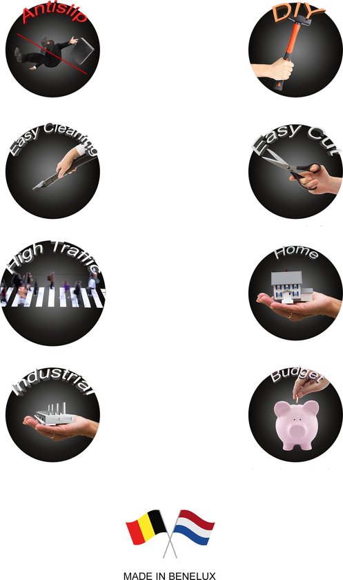 JYG Tapis de jeu en Vinyl ANIMALI 100x100cm - Antiallergique, facilement lavable et durable - Produit belge en Diverse tailles - Imprimé animal mignon pour chambres d'enfants et aires de jeux