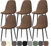Scandinavische fluwelen stoelhoezen set van 1/2/4/6 stretch armleuning stoelhoezen voor eetkamerstoelen verwijderbare wasbare stoelhoezen voor keuken, banket, thuis, hotel