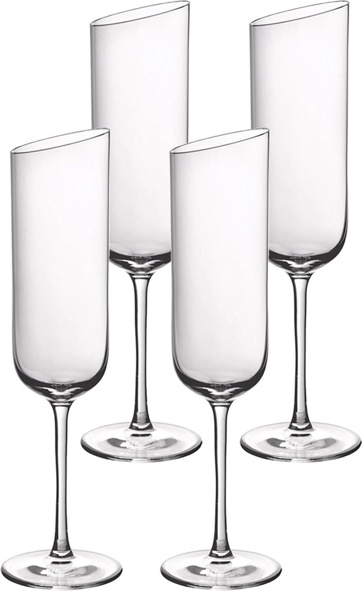 Villeroy & Boch Champagneglazen - Flutes - NewMoon - 170 ml - 4 stuks