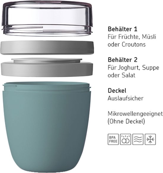 Mepal - Ellipse Lunch Pot Mini - Vivid Mauve