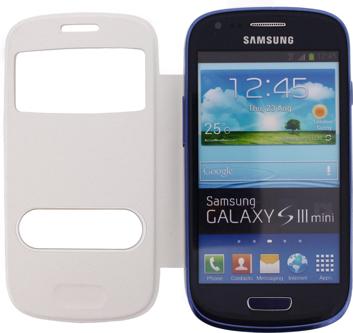 Mobilize S-View Cover Samsung Galaxy SIII mini I8190 White