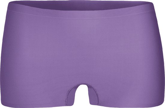 Paarse, onzichtbare midi short.