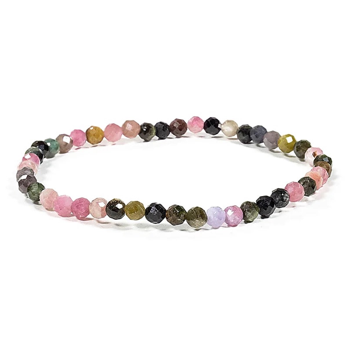 Armband - Toermalijn - Multicolour - Sierraad - Edelsteen - Balans - Cadeau - Aardend - Beschermend - Reinigend