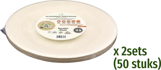 BIOZOYG Wegwerpschalen van suikerriet, composteerbaar en biologisch afbreekbaar servies, soepbord, pastakom, serveerschaal, 50 x soepkom 400 ml, rond, 18 cm