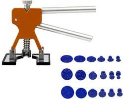 Kit de débosselage, kit de débosselage, kit de réparation de bosses, kit de débosselage sans peinture, kit de réparation de carrosserie avec 1 levier double