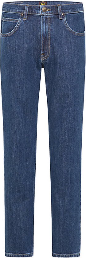 LEE BROOKLYN STRAIGHT DARK STONEWASH CLASSIC STRAIGHT JEANS-HEREN