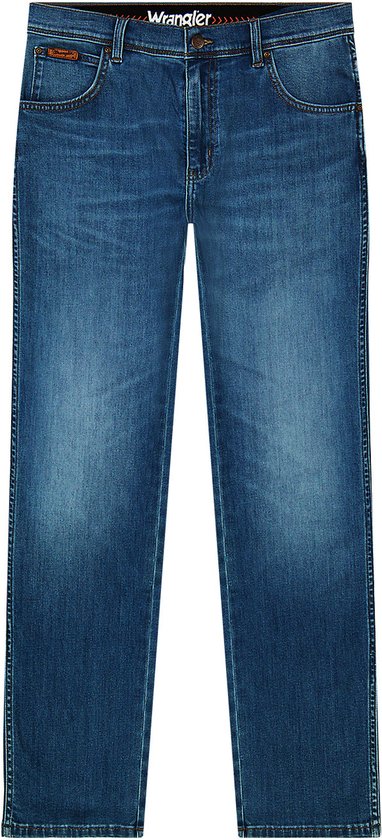 WRANGLER TEXAS VERDANT TONE AUTHENTIC STRAIGHT JEANS-HEREN