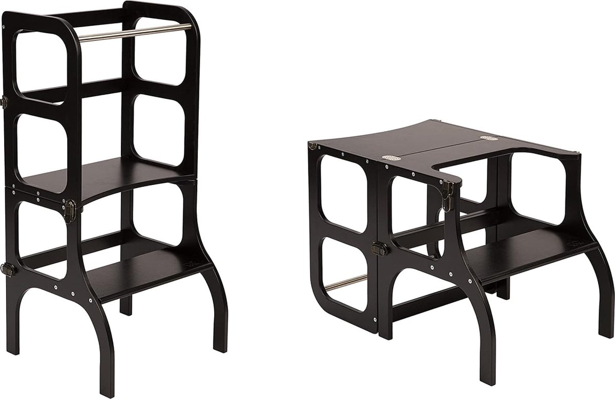 Solacis Leertoren opvouwbaar - Montesorri - Learning tower - Leertoren - Keukenhulp - Must have!
