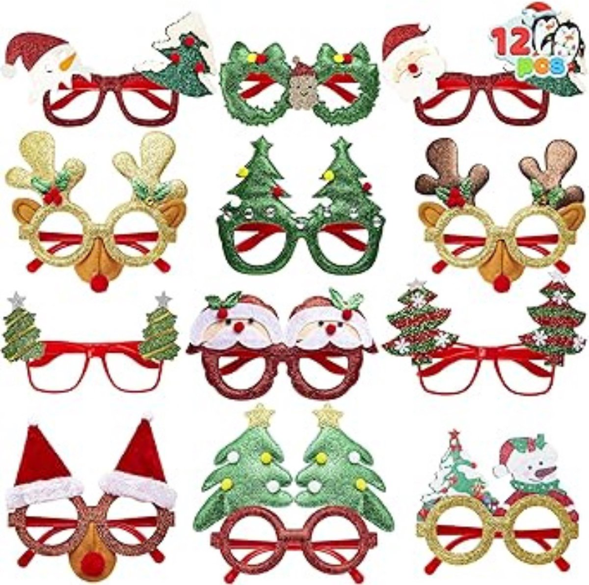 12 Unieke Kerstbrilmonturen: Feestelijke Kostuumbrillen Voor De Perfecte Kerstlook!