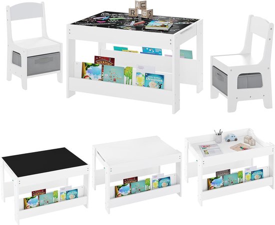 Houtlook - Costway - Multifunctioneel - Set van 4 - Tafels kopen