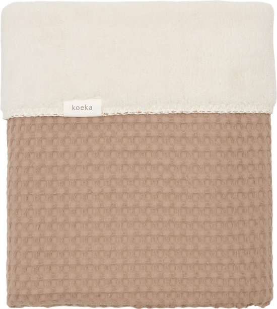 Koeka ledikantdeken wafel/teddy Oslo