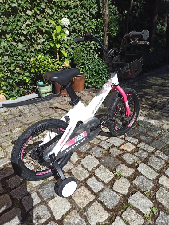 SKYS - kinderfiets van 3 t/m 4 jaar - 14 inch - roze van SKYS — afbeelding 5