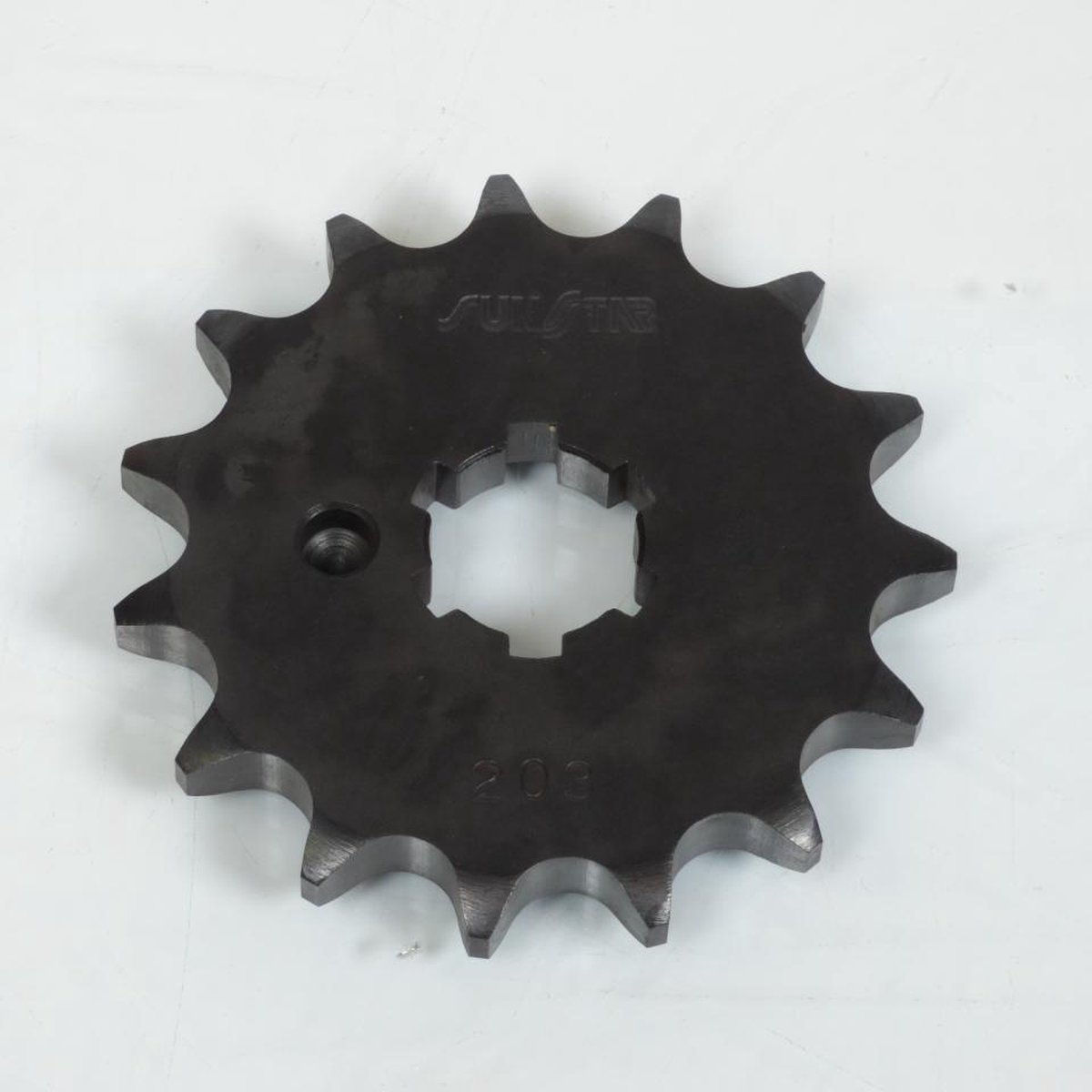 Pignon de sortie de boite Sunstar pour Moto Suzuki 80 RM petites roues 1983 à 1985 15 dents / AVG Neuf
