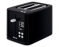 Tefal Smart & Light TL6408 - Broodrooster XL - 4 Sneden brood - Digitaal Display - 7 Bruiningsniveau's - Uitneembare kruimellade