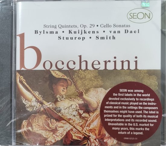 Boccherini: String Quintets/Cello Sonatas