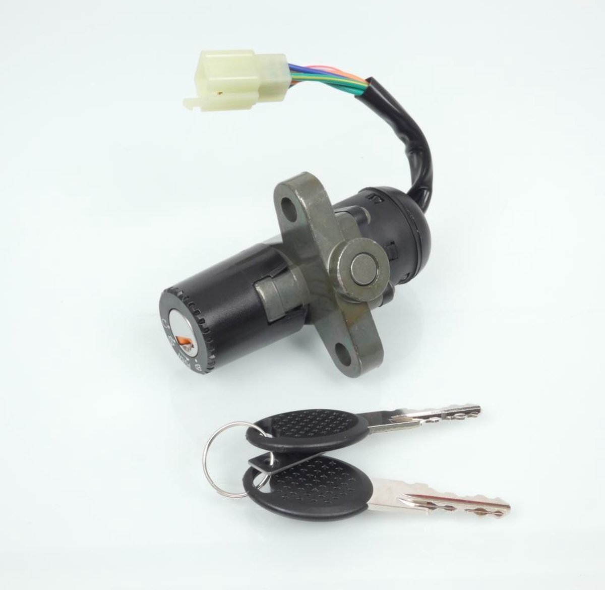 Neiman-contactslot met sleutel Tecnium voor Yamaha 125 XTX motorfiets 2007 tot 2009, 6 draden, nieuw