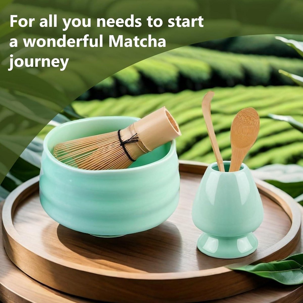 Famanu Matcha-gardes 5-delige matcha-theeset Matcha-garde voor het