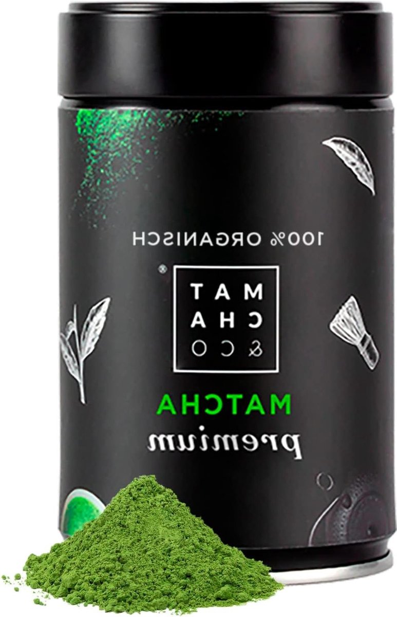 Premium Grade Biologische Matcha Thee 80g - Ceremoniële Kwaliteit - Groene Theepoeder Japan - Natuurlijke Premium Matcha Groene Thee - 80g